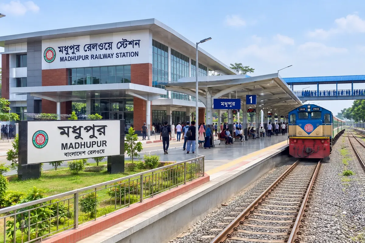 Madhupur Proposed Railway Station Concept